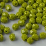 Zdjęcie - Fire Polish Opaque Olive (53420) 4mm